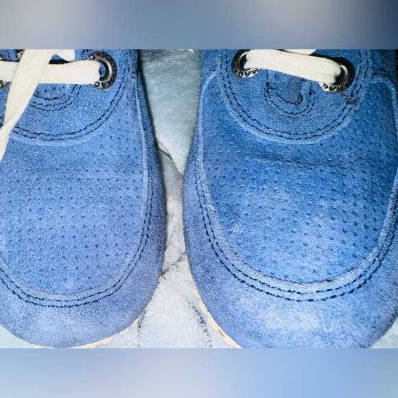 MAG BLUE SUEDE 3in heel shoes size 39 - Picture 6 of 15